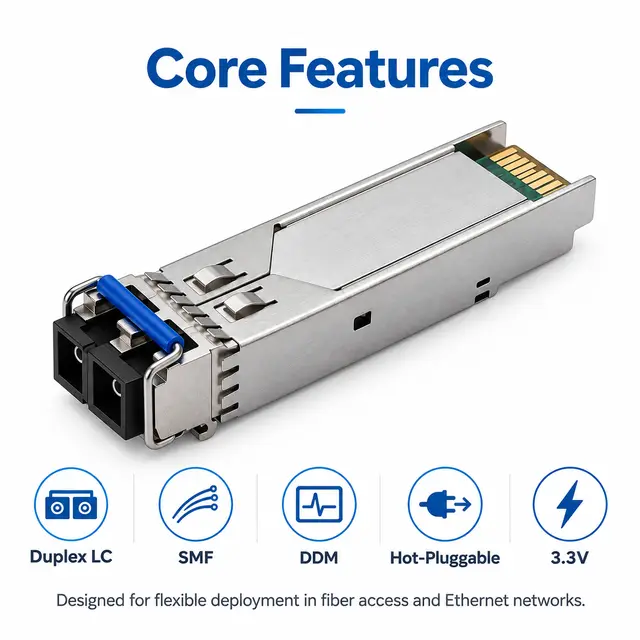 1.25G SFP 1310nm SMF Dual-Fiber Optical Transceiver 10km — Application view 5