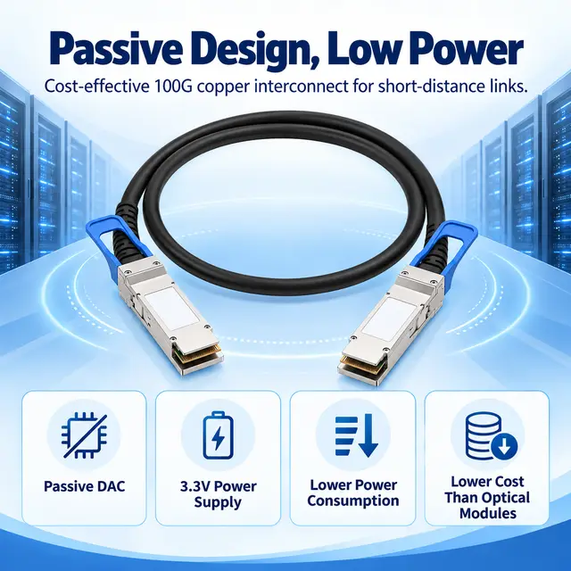 100G QSFP28 to QSFP28 Passive Direct Attach Copper Cable — Application view 4