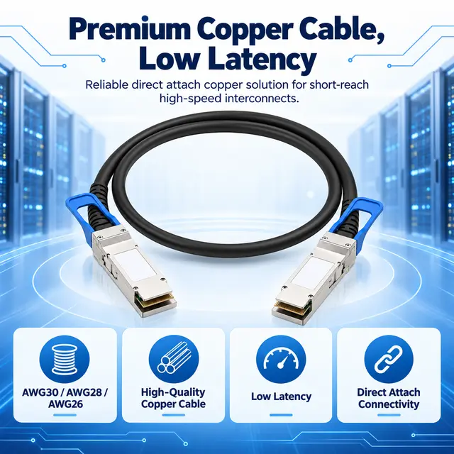100G QSFP28 to QSFP28 Passive Direct Attach Copper Cable — Application view 5