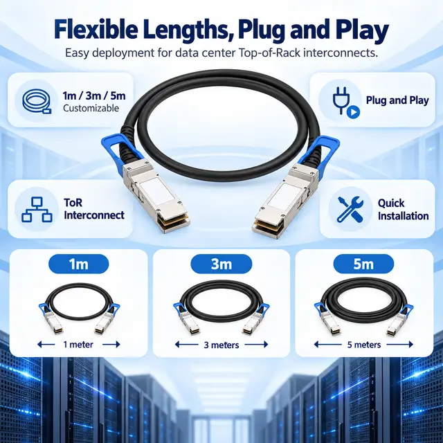 100G QSFP28 to QSFP28 Passive Direct Attach Copper Cable — Application view 6