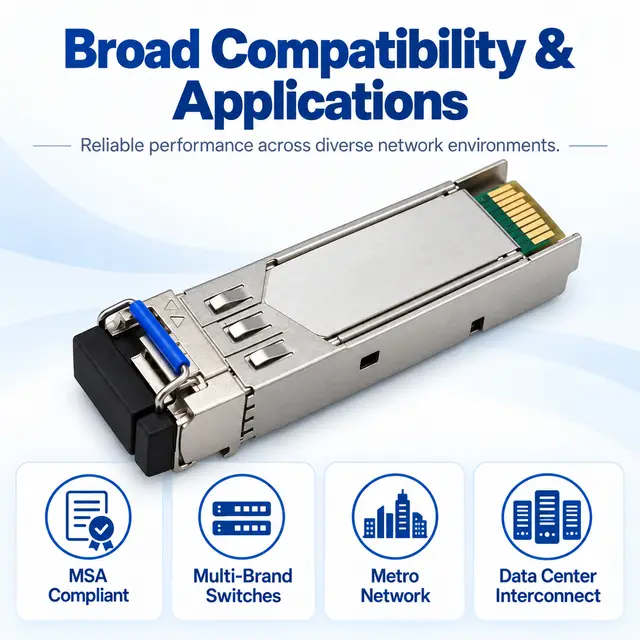 25G SFP28 BiDi BX80 Single-Fiber 1295/1309nm 80km Simplex — Application view 6