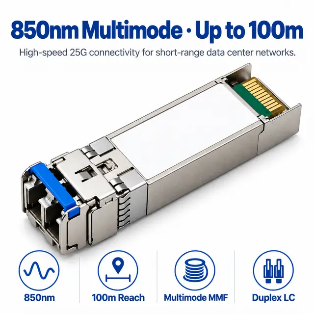 25G SFP28 SR 850nm 100m Multimode Duplex LC Optical - 850 nm A — Application view 4