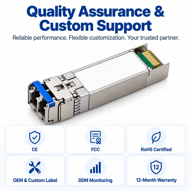 25G SFP28 SR 850nm 100m Multimode Duplex LC Optical - 850 nm A technical drawing 4: dimensions, structure and interfaces