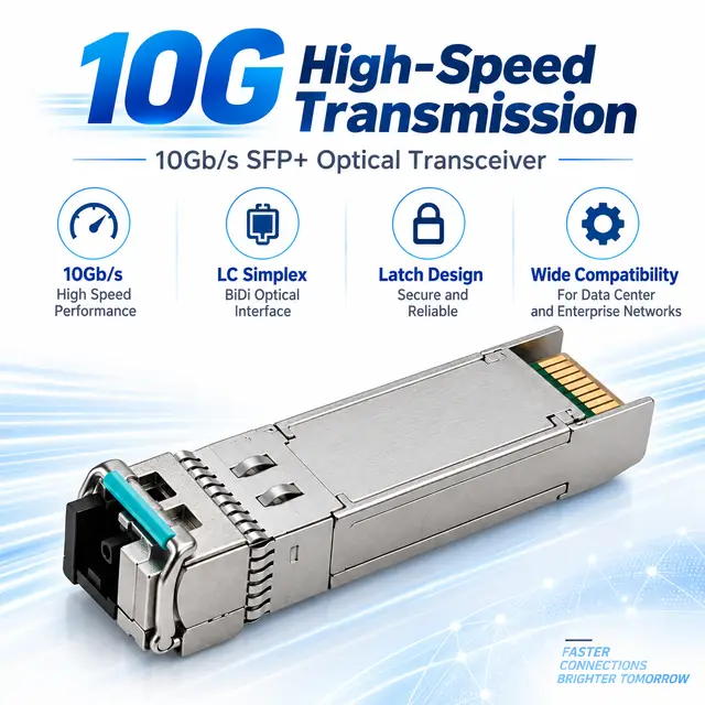 10G SFP+ BiDi BX20 20km 1270/1330nm Single-Fiber Simplex — Application view 3