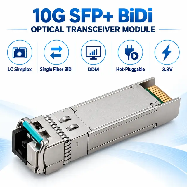 10G SFP+ BiDi BX20 20km 1270/1330nm Single-Fiber Simplex — Application view 5