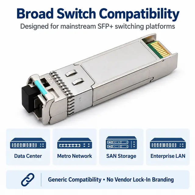 SFP-10G-BX60 10G BiDi 60km 1270/1330nm Simplex LC SMF DDM — Application view 6