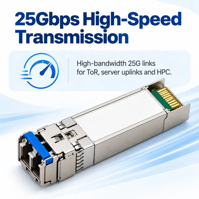 25G SFP28 SR 850nm 100m Multimode Transceiver — Application view 3