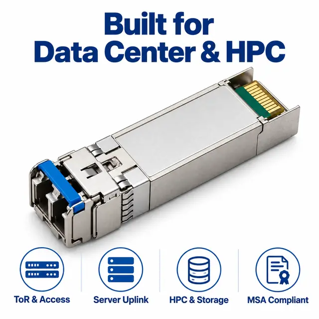 25G SFP28 SR 850nm 100m Multimode Transceiver — Application view 6