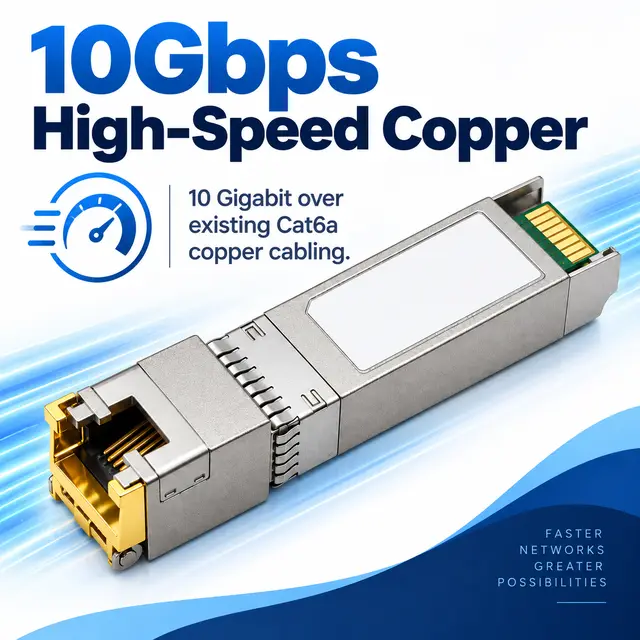 10GBASE-T SFP+ Copper RJ45 100m Multi-Rate — Application view 3