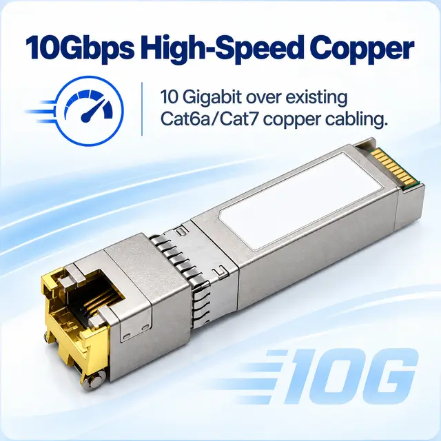 Ethernet 10G SFP+ Copper RJ45 10GBASE-T 100m — Application view 3