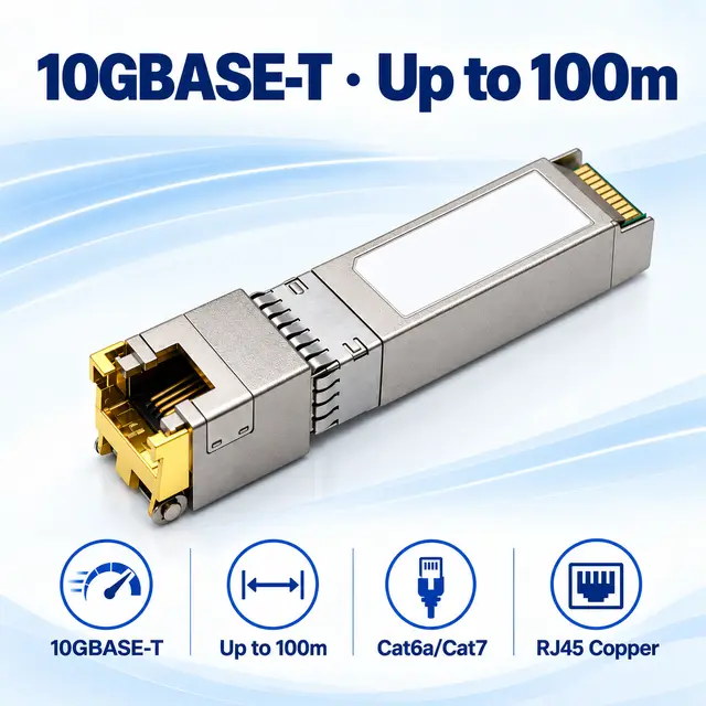 Ethernet 10G SFP+ Copper RJ45 10GBASE-T 100m — Application view 4