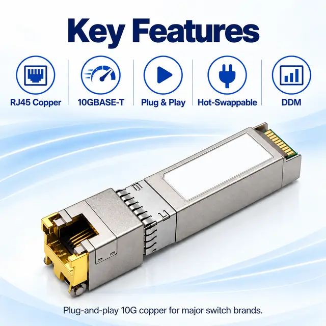 Ethernet 10G SFP+ Copper RJ45 10GBASE-T 100m — Application view 5