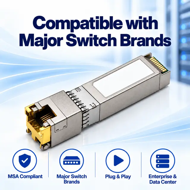 Ethernet 10G SFP+ Copper RJ45 10GBASE-T 100m — Application view 6