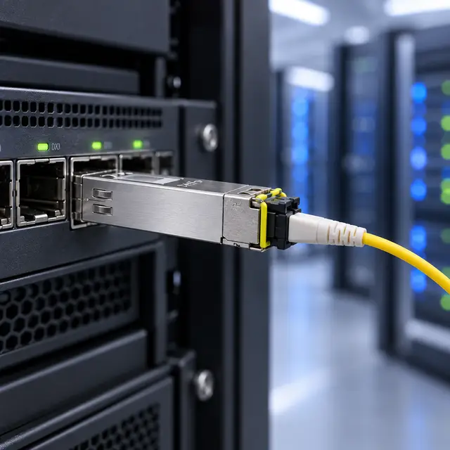 1.25G BiDi SFP 3km Tx1310nm/Rx1490nm Simplex LC SMF DDM — In a host switch 2