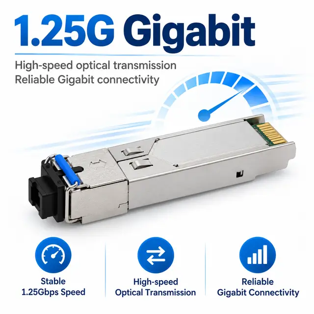 1.25G BiDi SFP 3km Tx1310nm/Rx1490nm Simplex LC SMF DDM — Application view 3