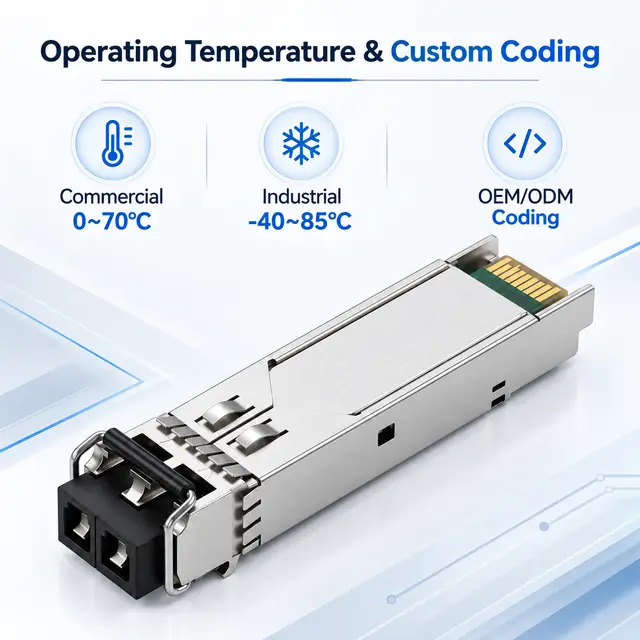 GLC-SX-MM 1.25G SFP 850nm 550m Multimode 1000BASE-SX technical drawing 4: dimensions, structure and interfaces