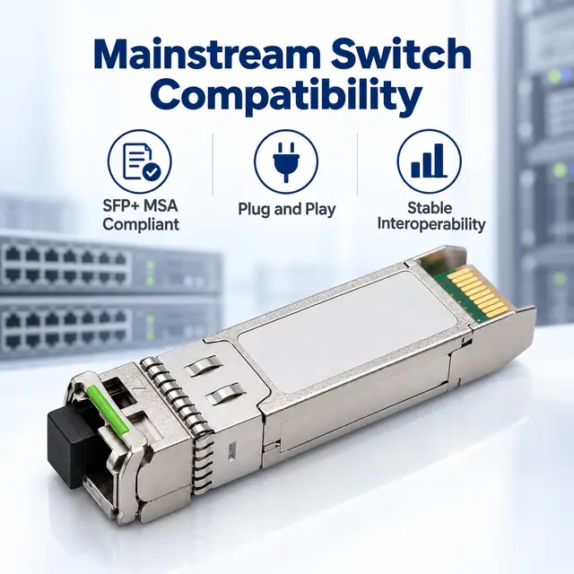 SFP-10G-BX80 10G BiDi 80km 1490/1550nm Simplex LC SMF DDM — Application view 6