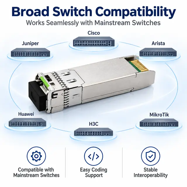 SFP-10G-BX100 10G BiDi 100km 1490/1550nm Simplex LC SMF — Application view 6
