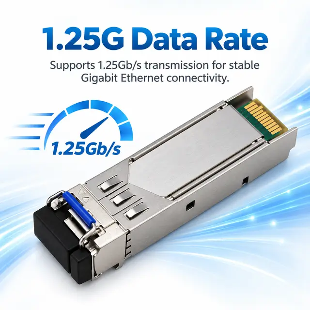 1.25G Gigabit BiDi SFP Transceiver 40km 1310nm/1550nm — Application view 3