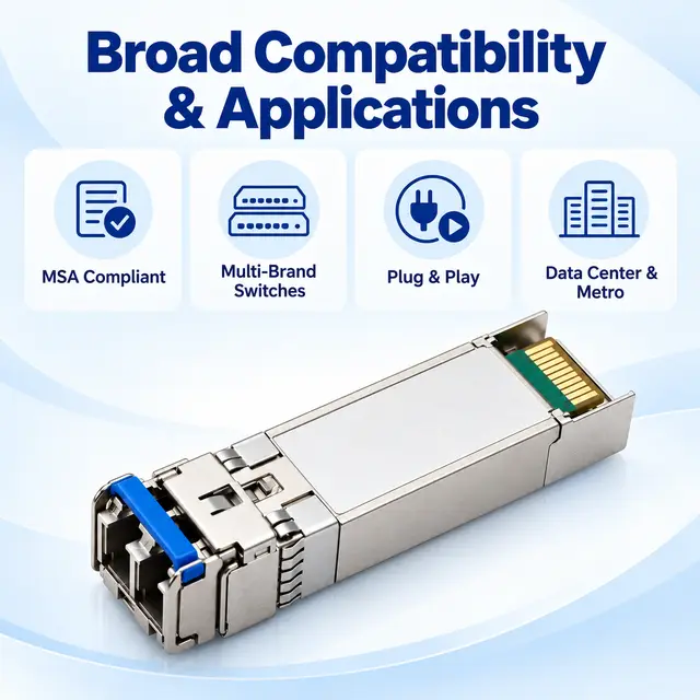 25G SFP28 LR 1310nm 10km Single-Mode Duplex LC Transceiver — Application view 6