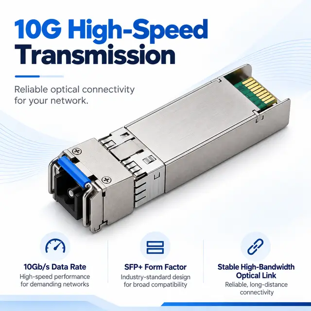 10G SFP+ BiDi BX100 100km 1490/1550nm Simplex LC - Transceiver Module — Application view 3