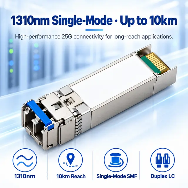 25GBASE-LR SFP28 1310nm 10km Single-Mode Duplex LC — Application view 4