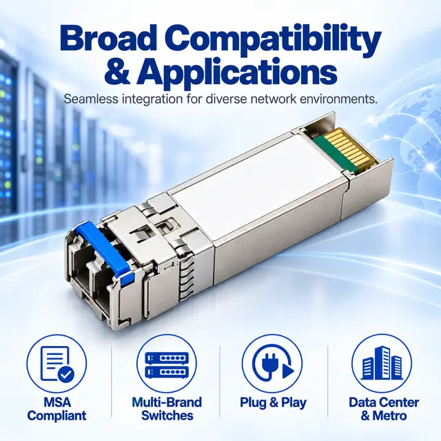 25GBASE-LR SFP28 1310nm 10km Single-Mode Duplex LC — Application view 6