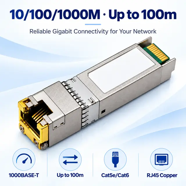 Affordable 1000BASE-T SFP Copper RJ45 Gigabit 100m — Application view 4