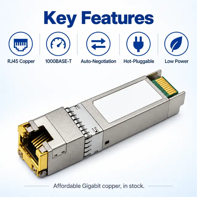 Affordable 1000BASE-T SFP Copper RJ45 Gigabit 100m — Application view 5