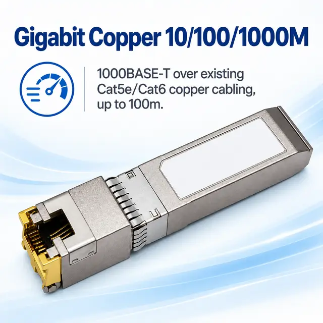 1000BASE-T SFP Copper RJ45 Gigabit 100m — Application view 3