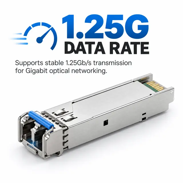 1.25G SFP BiDi Module 20km 1310nm/1550nm Single-Fiber LC — Application view 3
