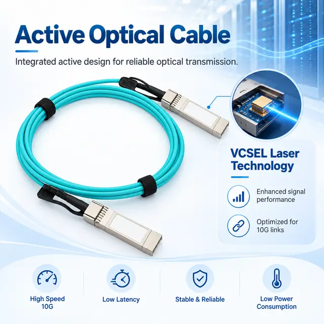 High Speed 10G SFP+ AOC Active Optical Cable — Application view 4