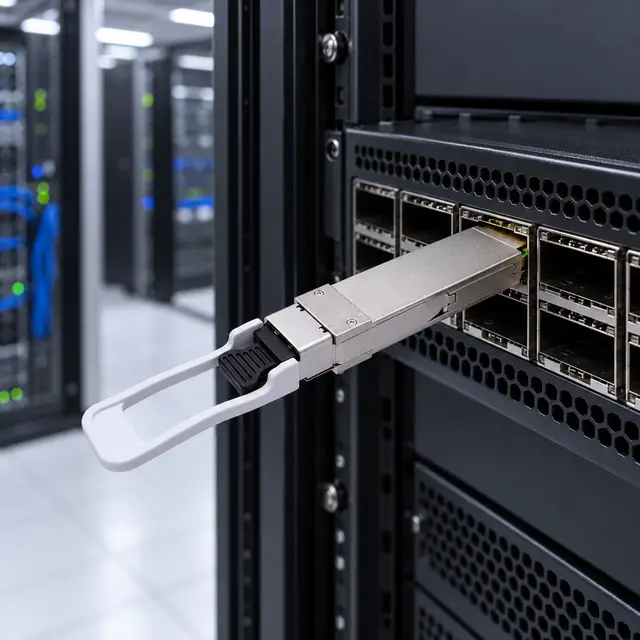 100G QSFP28 eZR4 100km LWDM4 Duplex LC SMF Optical — In a host switch 2