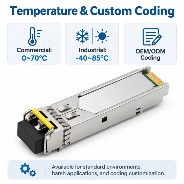 1.25G SFP Dual-Fiber LC DDM 1550nm 80km Optical technical drawing 4: dimensions, structure and interfaces