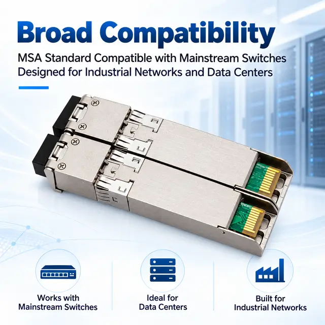 10G SFP+ BiDi BX100 100km - Transceiver for Industrial Networks — Application view 6