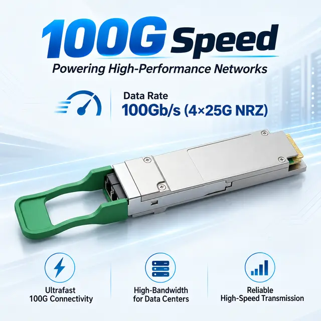 100G QSFP28 CWDM4 2km 1310nm SMF Duplex LC DDM Optical — Application view 3
