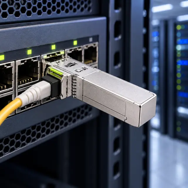 10G SFP+ BiDi BX60 60km 1270/1330nm - Transceiver for Cloud Computing — In a host switch 2