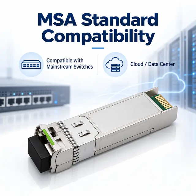 10G SFP+ BiDi BX60 60km 1270/1330nm - Transceiver for Cloud Computing — Application view 6