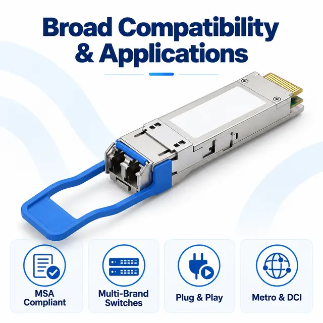 40G QSFP+ ER4 1310nm CWDM 40km Single-Mode Duplex LC — Application view 6