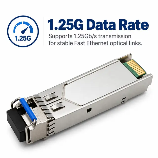 1.25G BiDi Single-Fiber SFP Transceiver 1310nm/1550nm 20km — Application view 3