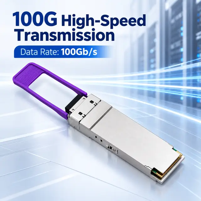 100GBASE-BX10 QSFP28 BiDi 1271/1331nm 10km Simplex LC SMF — Application view 3