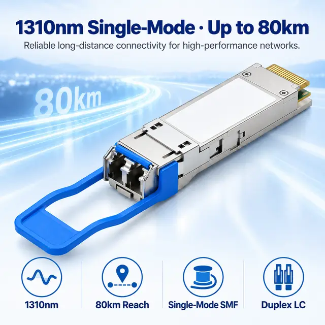 40G QSFP+ ZR 1310nm 80km Single-Mode Duplex LC Long-Haul — Application view 4