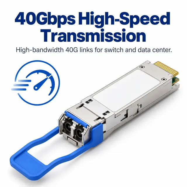 40G QSFP+ Optical Transceivers SR4 / LR4 / PSM4 / ER4 — Application view 3