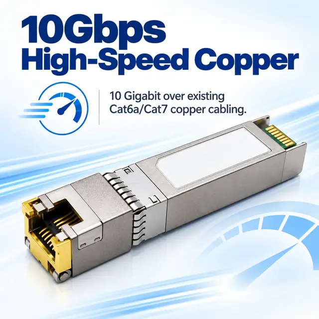 10G SFP+ to RJ45 Copper 10GBASE-T 30m Cat6a/Cat7 — Application view 3