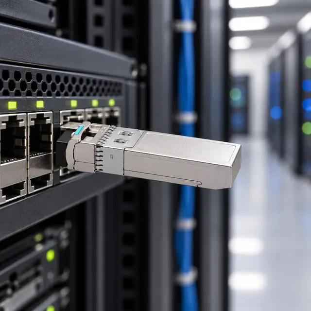10G SFP+ BiDi BX80 80km 1490/1550nm - Long-Distance Transceiver for FTTX — In a host switch 2