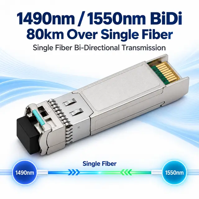 10G SFP+ BiDi BX80 80km 1490/1550nm - Long-Distance Transceiver for FTTX — Application view 4