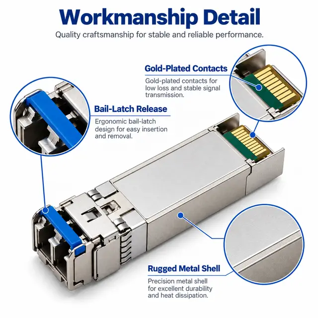 Generic 25G SFP28 SR 850nm 100m MSA-Compliant technical drawing 3: dimensions, structure and interfaces