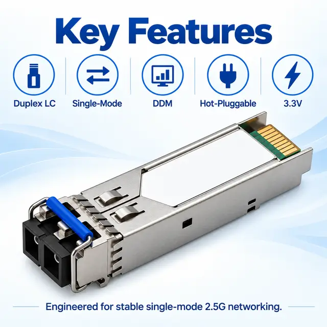 SFP-2.5G-LX20-SM1310 2.5G Single-Mode 1310nm 20km Duplex — Application view 5