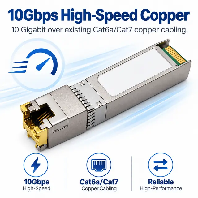 Affordable 10G SFP+ Copper RJ45 10GBASE-T 100m — Application view 3