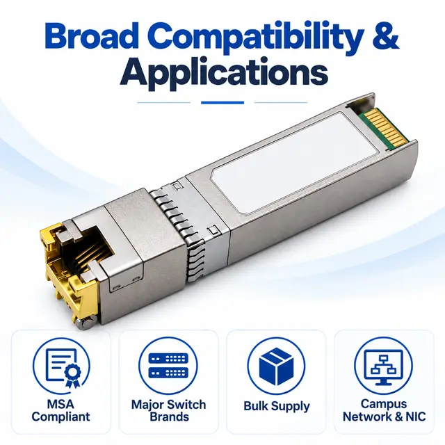Affordable 10G SFP+ Copper RJ45 10GBASE-T 100m — Application view 6